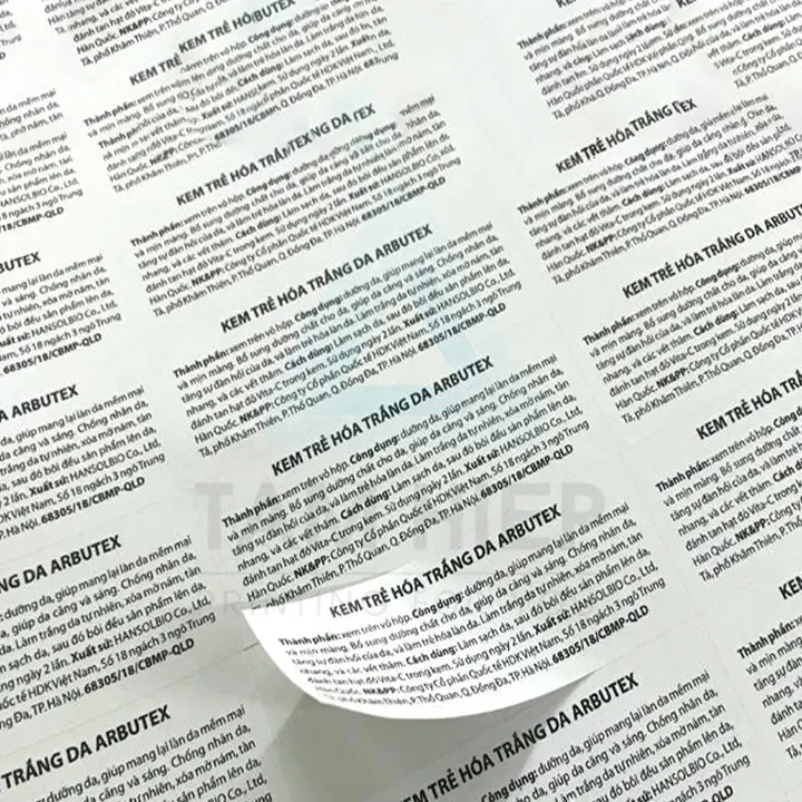 vì sao cần phải in decal nhãn phụ