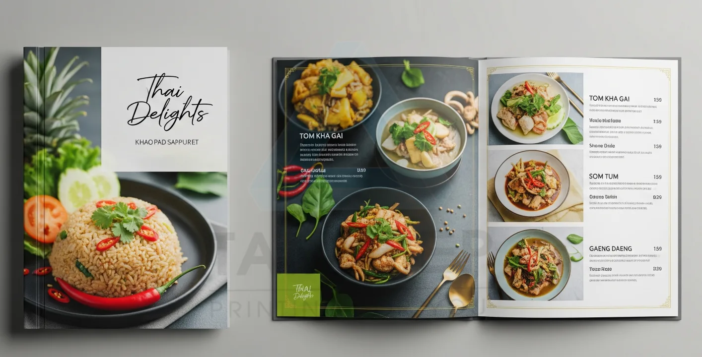 Lý do nên đầu tư bài bản khi in menu nhà hàng