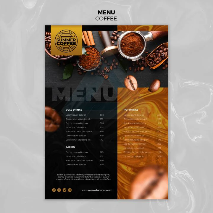 vì sao cần in menu quán cà phê