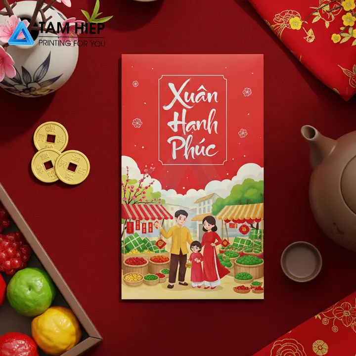 tiêu chí một mẫu in bao lì xì đẹp