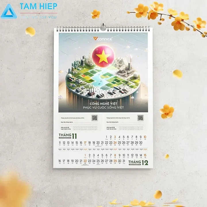 In lịch 5 tờ