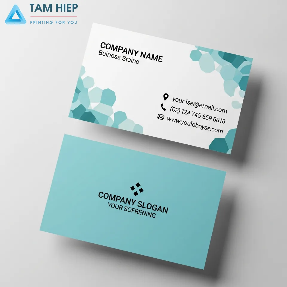 In card visit 2 mặt