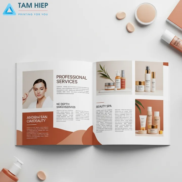 In catalog gấp 2 (brochure)