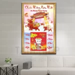 In lịch laminate