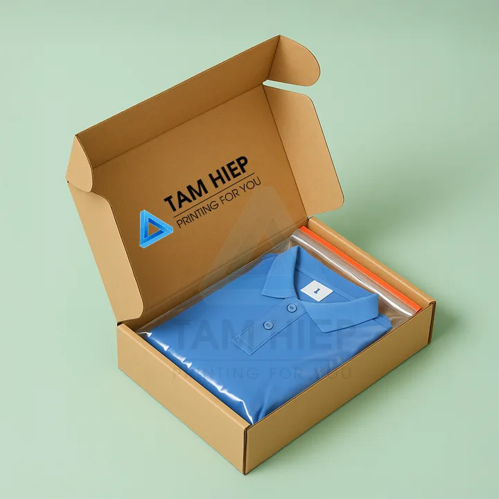 In hộp carton nắp gài