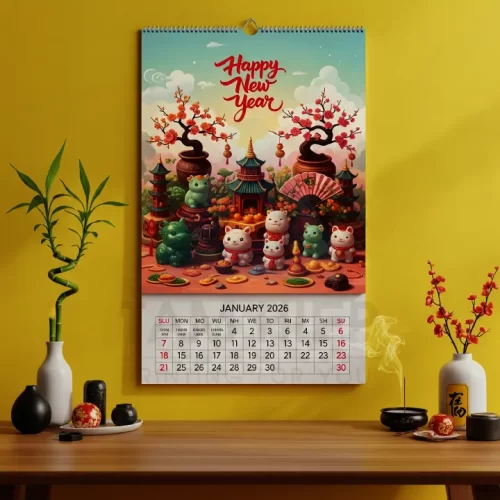 In lịch 5 tờ